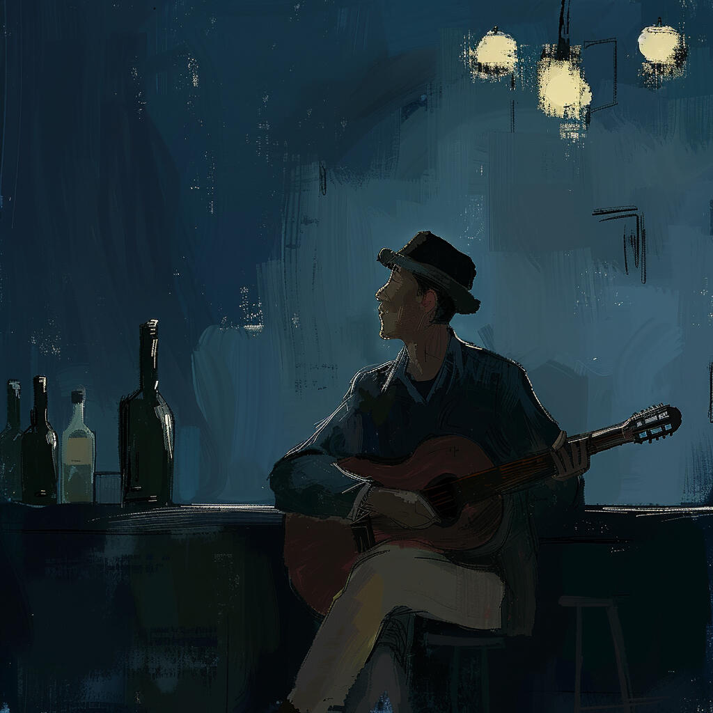 Музикант в бар